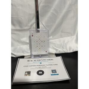 Louis Vuitton Takashi Murakami Multicolor Monogram Playing Card 7 of Diamonds